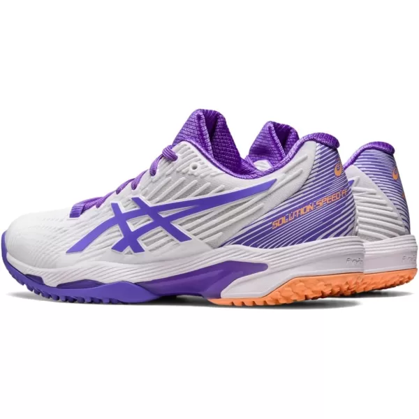 imageASICS Womens Solution Speed FlyteFoam 2 OC Tennis ShoesWhiteAmethyst