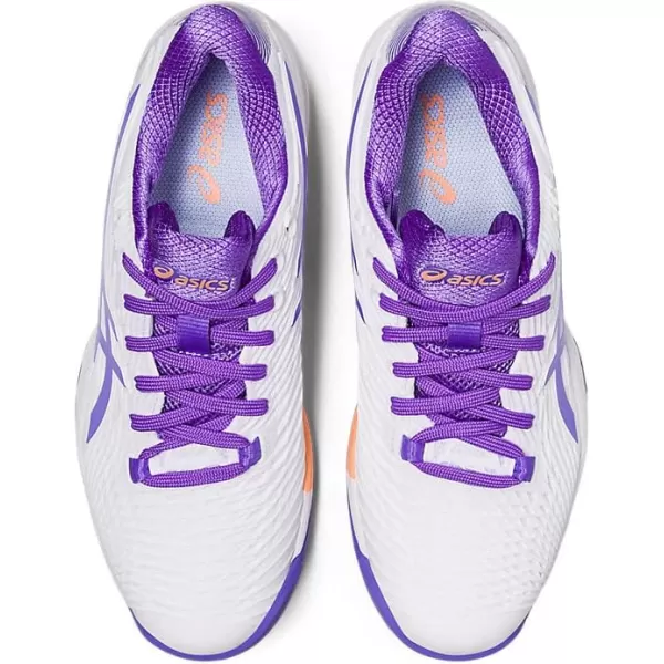 imageASICS Womens Solution Speed FlyteFoam 2 OC Tennis ShoesWhiteAmethyst