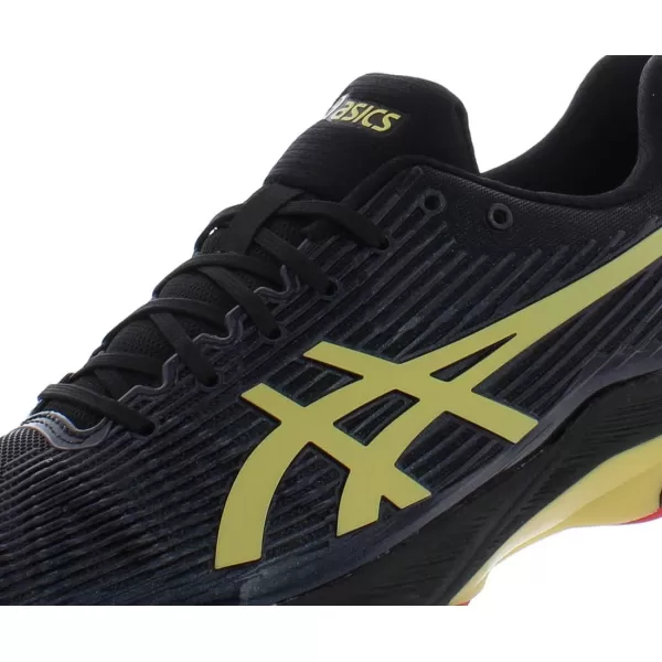 imageASICS Womens Solution Speed FlyteFoam Tennis ShoesBlackRich Gold