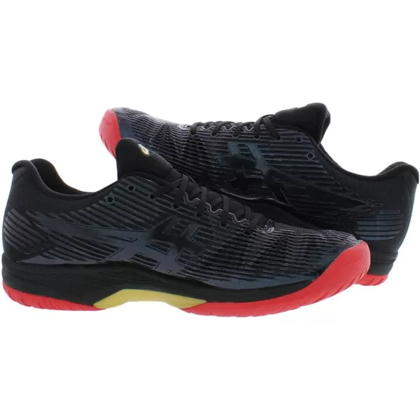 imageASICS Womens Solution Speed FlyteFoam Tennis ShoesBlackRich Gold