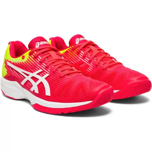 imageASICS Womens Solution Speed FlyteFoam Tennis ShoesLaser PinkWhite