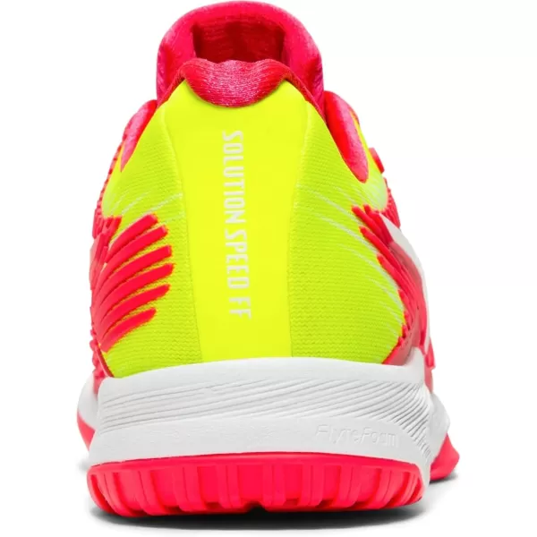 imageASICS Womens Solution Speed FlyteFoam Tennis ShoesLaser PinkWhite