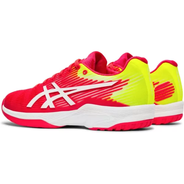 imageASICS Womens Solution Speed FlyteFoam Tennis ShoesLaser PinkWhite