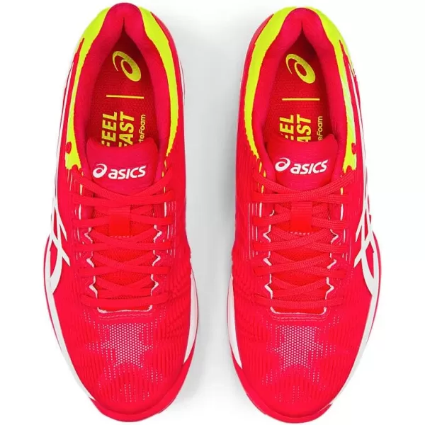 imageASICS Womens Solution Speed FlyteFoam Tennis ShoesLaser PinkWhite