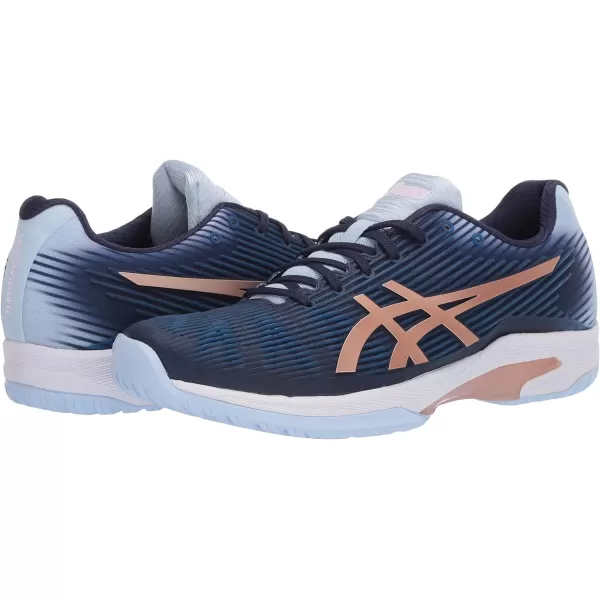 imageASICS Womens Solution Speed FlyteFoam Tennis ShoesPeacoatRose Gold