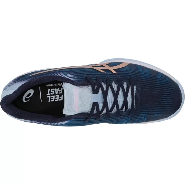 imageASICS Womens Solution Speed FlyteFoam Tennis ShoesPeacoatRose Gold