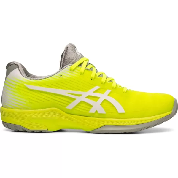 imageASICS Womens Solution Speed FlyteFoam Tennis ShoesSafety YellowWhite