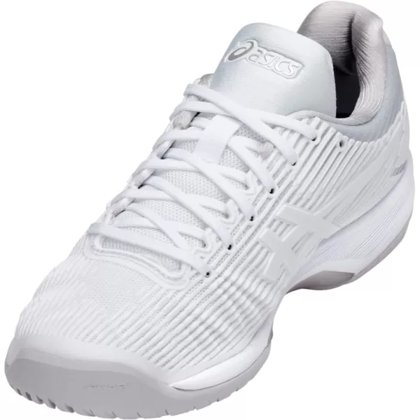 imageASICS Womens Solution Speed FlyteFoam Tennis ShoesWhiteSilver