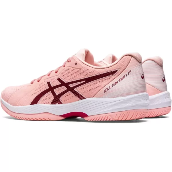imageASICS Womens Solution Swift FlyteFoam Tennis ShoesFrosted RoseCranberry