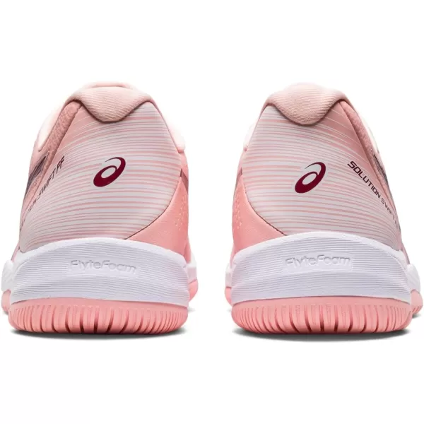imageASICS Womens Solution Swift FlyteFoam Tennis ShoesFrosted RoseCranberry