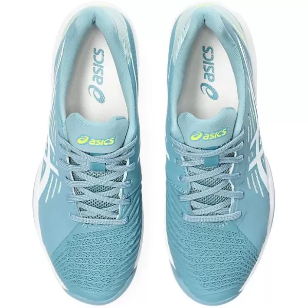 imageASICS Womens Solution Swift FlyteFoam Tennis ShoesGris BlueWhite