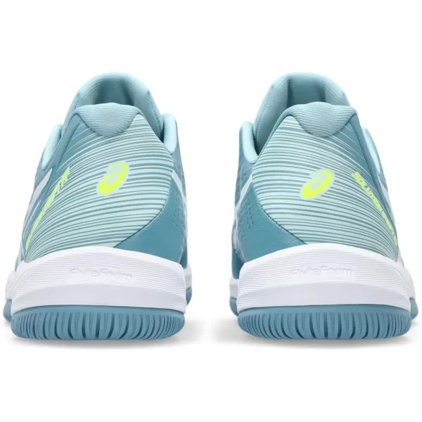 imageASICS Womens Solution Swift FlyteFoam Tennis ShoesGris BlueWhite