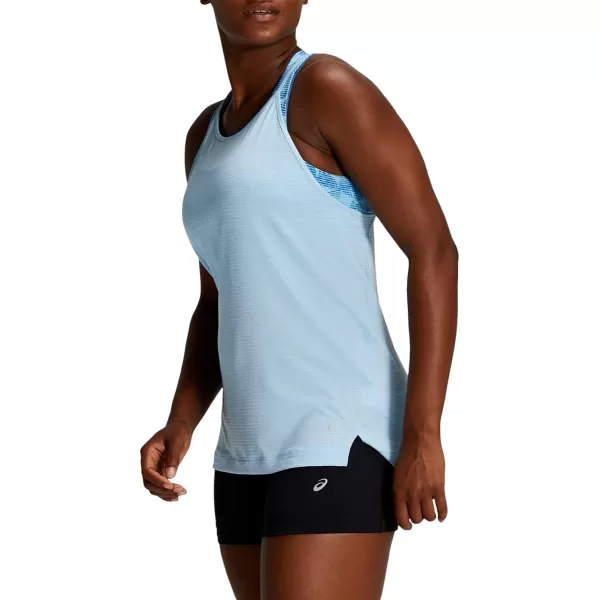 imageASICS Womens Strappy Tank Training ApparelArctic Sky Spacedye