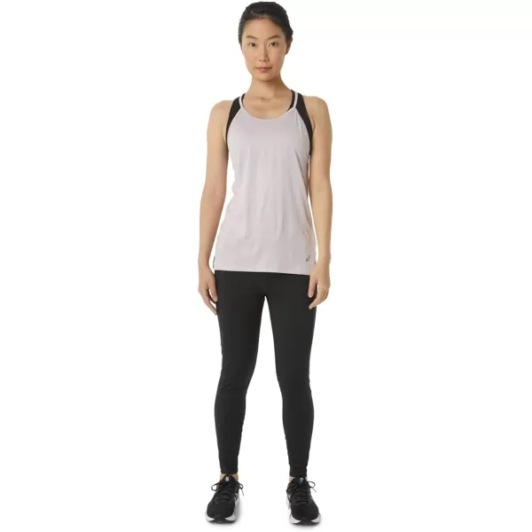 imageASICS Womens Strappy Tank Training ApparelBarely Rose Spacedye