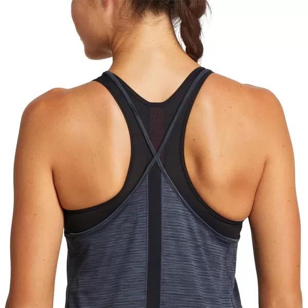 imageASICS Womens Strappy Tank Training ApparelPerformance Black Spacedye
