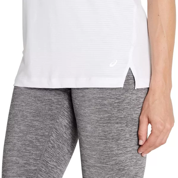 imageASICS Womens Strappy Tank Training ApparelWhite Spacedye