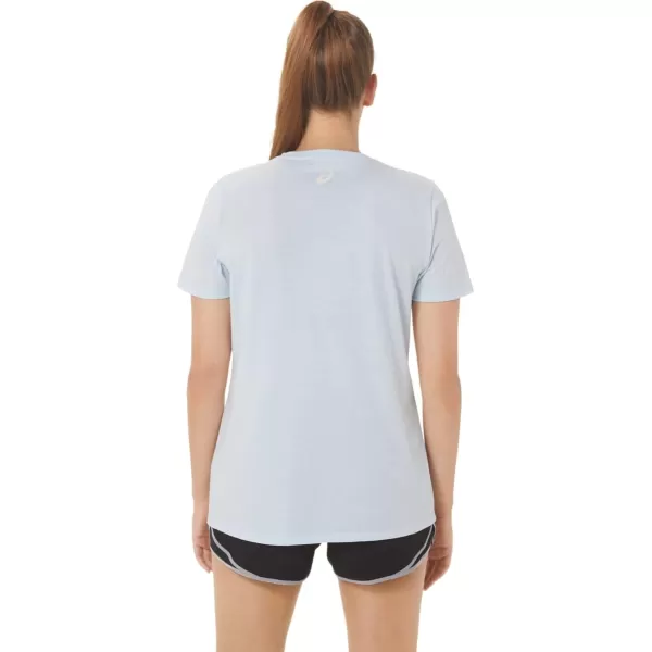 imageASICS Womens Stripes Vneck Training ApparelSoft Sky