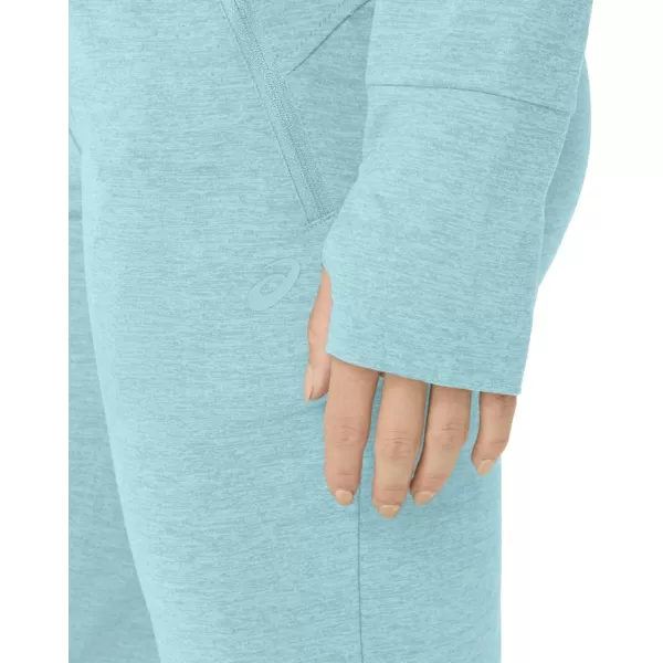 imageASICS Womens TECH PO HOODIE 20 ApparelAquamarine Spacedye