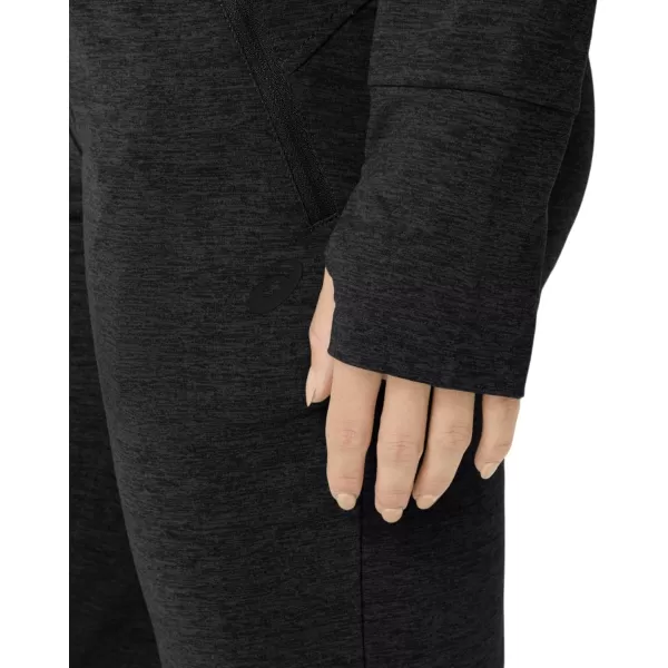 imageASICS Womens TECH PO HOODIE 20 ApparelPerformance Black Spacedye