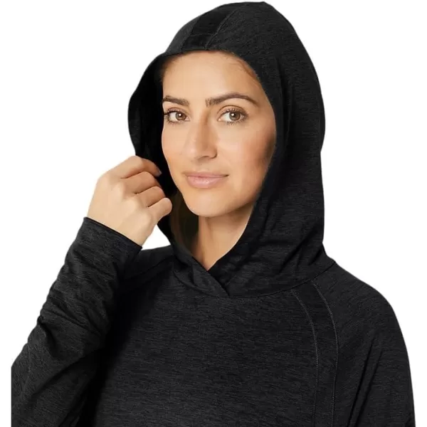 imageASICS Womens TECH PO HOODIE 20 ApparelPerformance Black Spacedye