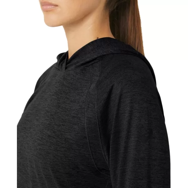 imageASICS Womens TECH PO HOODIE 20 ApparelPerformance Black Spacedye