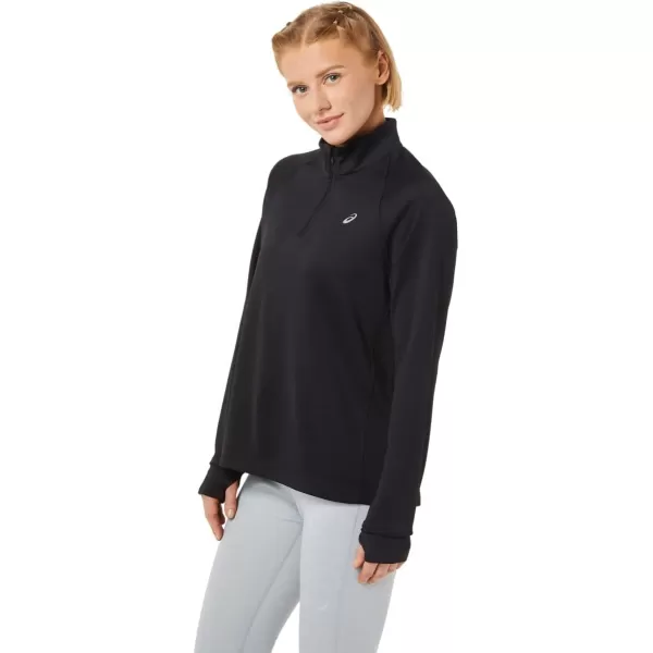 imageASICS Womens Thermopolis 14 Zip ApparelPerformance Black