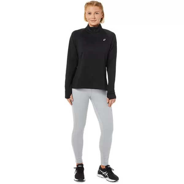 imageASICS Womens Thermopolis 14 Zip ApparelPerformance Black