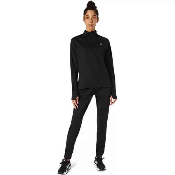 imageASICS Womens Thermopolis Half Zip Running ApparelPerformance Black