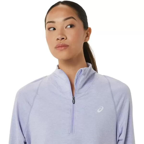 imageASICS Womens Thermopolis Half Zip Running ApparelVapor Heather