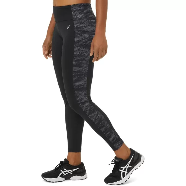 imageASICS Womens Thermopolis Winter Tight Running ApparelPerformance BlackGrey Multi
