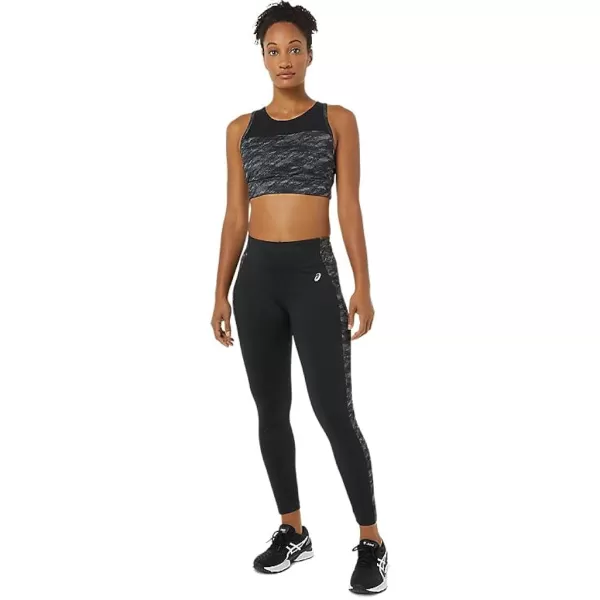 imageASICS Womens Thermopolis Winter Tight Running ApparelPerformance BlackGrey Multi