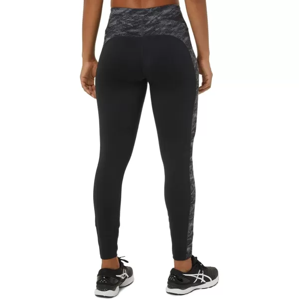 imageASICS Womens Thermopolis Winter Tight Running ApparelPerformance BlackGrey Multi