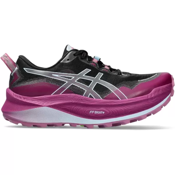 imageASICS Womens Trabuco Max 3 Running ShoesBlackLight Blue