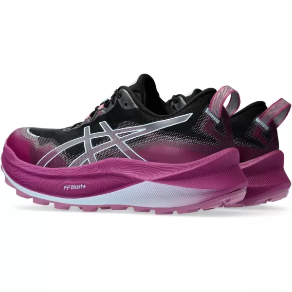 imageASICS Womens Trabuco Max 3 Running ShoesBlackLight Blue