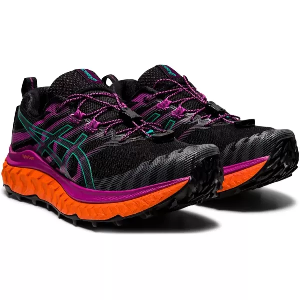 imageASICS Womens Trabuco Max Running ShoesBlackDigital Grape