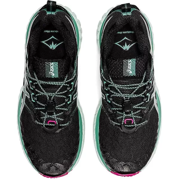 imageASICS Womens Trabuco Max Running ShoesBlackSoothing Sea