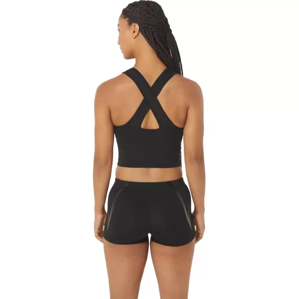 imageASICS Womens Track Cropped TOPPerformance Black