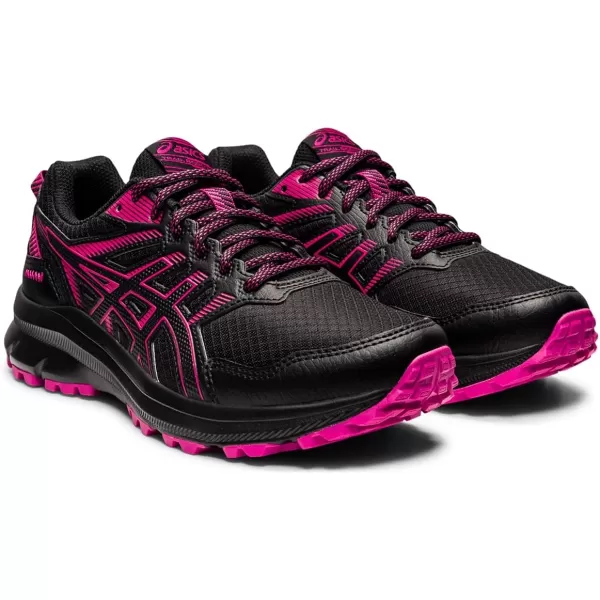 imageASICS Womens Trail Scout 2 Running ShoesBlackFuchsia Red