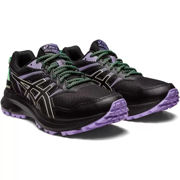 imageASICS Womens Trail Scout 2 Running ShoesBlackWhisper Green