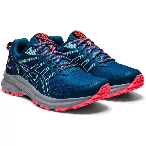 imageASICS Womens Trail Scout 2 Running ShoesDeep Sea TealPiedmont Grey