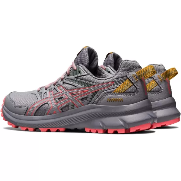 imageASICS Womens Trail Scout 2 Running ShoesSheet RockPapaya