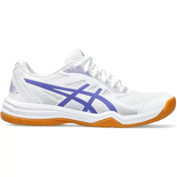 imageASICS Womens Upcourt 5 Indoor Sport ShoeWhiteBlue Violet