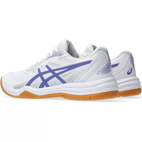 imageASICS Womens Upcourt 5 Indoor Sport ShoeWhiteBlue Violet