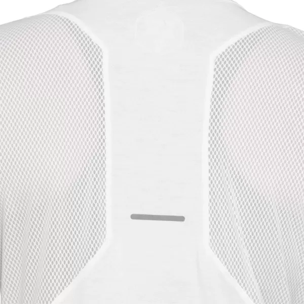 imageASICS Womens VNeck Short Sleeve Top Running ApparelBrilliant White