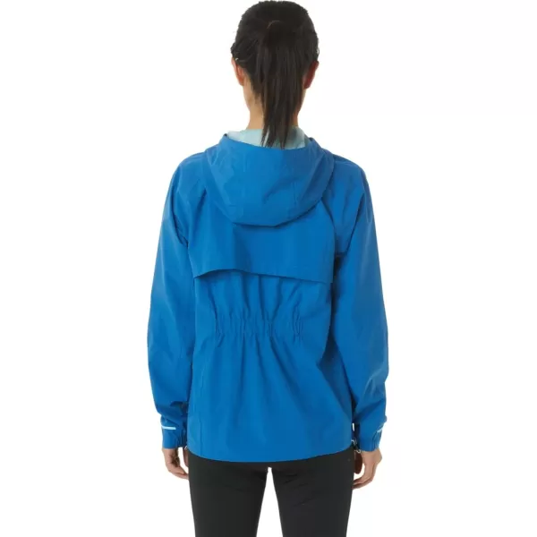 imageASICS Womens WATERPROOF JACKET ApparelLake DriveClear Blue