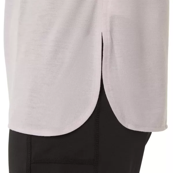 imageASICS Womens Womens Heather Vneck Short Sleeve TOP ApparelBarely Rose Heather