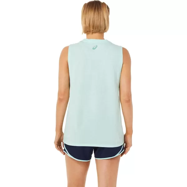 imageASICS Womens Womens Mountain Muscle Tank ApparelFresh Ice Heather