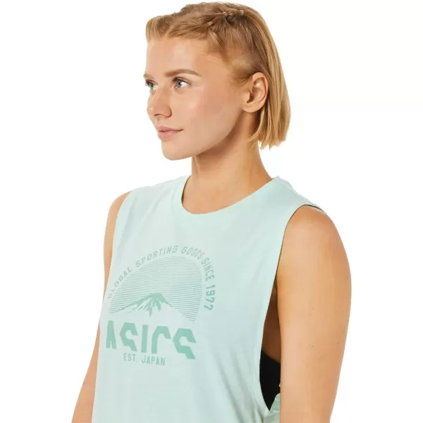 imageASICS Womens Womens Mountain Muscle Tank ApparelFresh Ice Heather