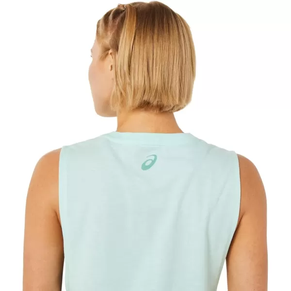 imageASICS Womens Womens Mountain Muscle Tank ApparelFresh Ice Heather