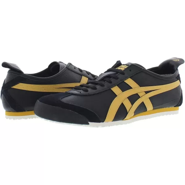 imageOnitsuka Tiger Womens Mexico 66 Shoes 1182A007BlackHoney Gold